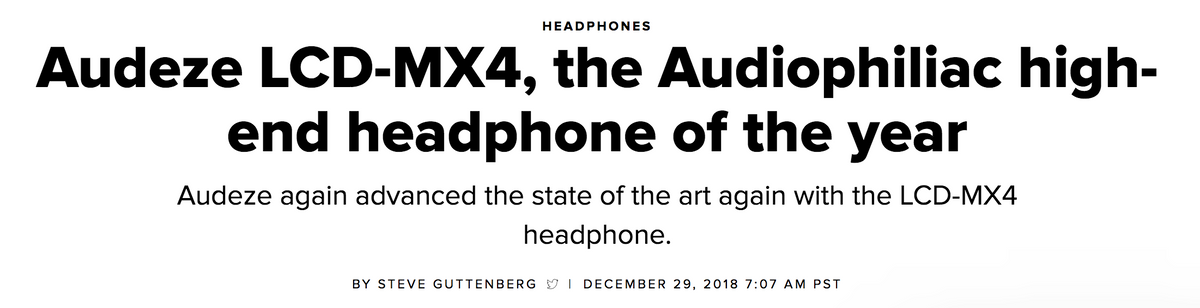 Audeze LCD-MX4 Review; Steve Guttenberg, CNET