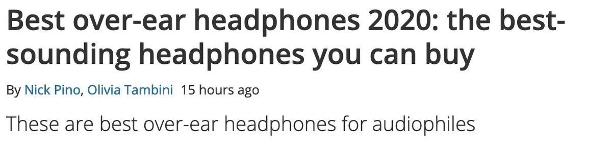 Techradar Awards Audeze LCD-1 as one of the Best Portable Over Ear for 2020