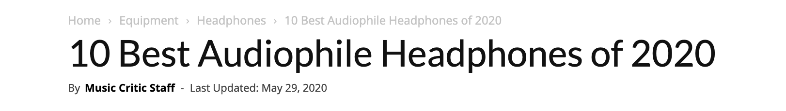 Music Critic Names Audeze LCD-4 #9 Best Audiophile Headphones