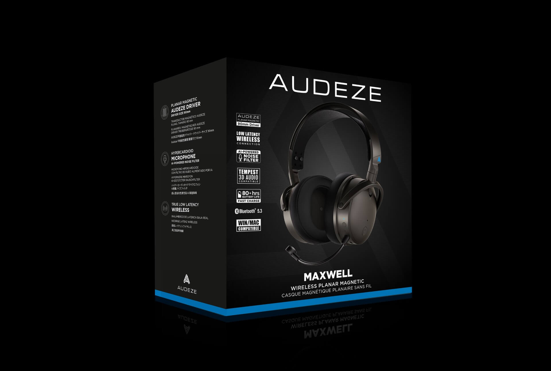 MAXWELL-PLAY Casque Gamer pour Playstation AUDEZE